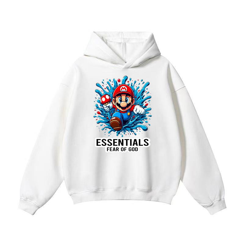 【2025特別割引価格】ESSENTIALS Joint model Super Mario hoodie-Nanamallモール