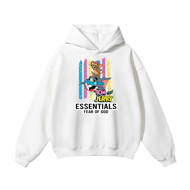 【2025特別割引価格】ESSENTIALS Joint model casual Tom and Jerry hoodie-Nanamallモール