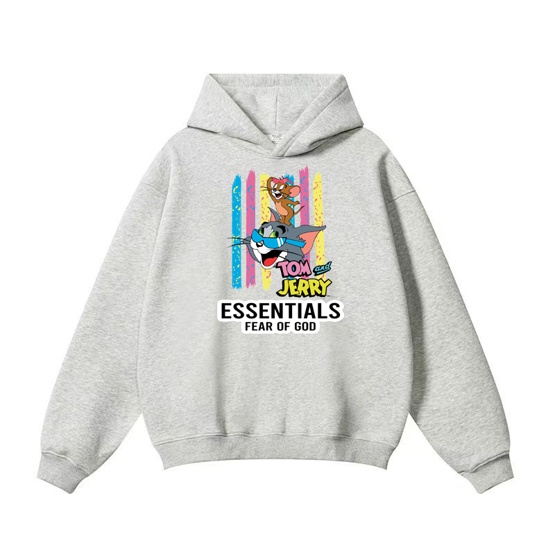 【2025特別割引価格】ESSENTIALS Joint model casual Tom and Jerry hoodie-Nanamallモール