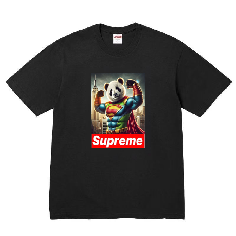 Supreme【シャンシャン】共同ブランドTシャツ（ユニセックス）-Nanamallモール