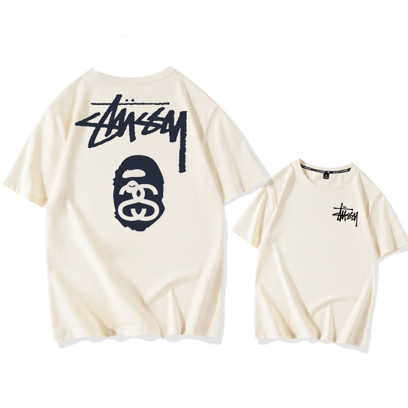 STUSSY street style fashionable casual short sleeves-Nanamallモール