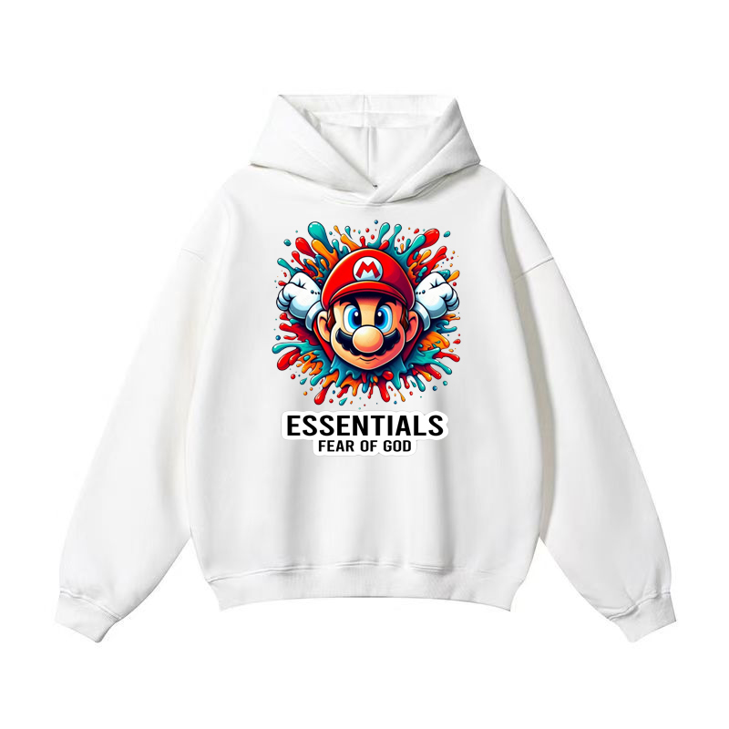 【2025特別割引価格】ESSENTIALS Joint model Super Mario hoodie-Nanamallモール