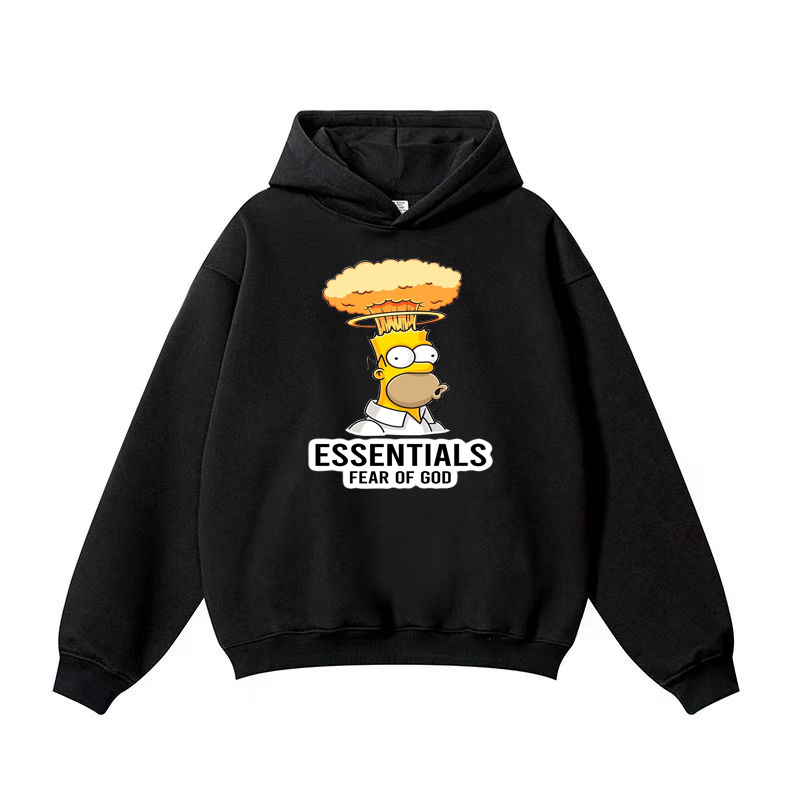 【2025特別割引価格】ESSENTIALS Co-branded funny Simpsons hoodie-Nanamallモール