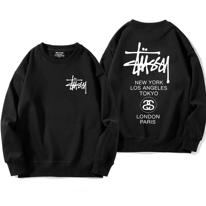 STUSSY classic fashionable casual long sleeves-Nanamallモール