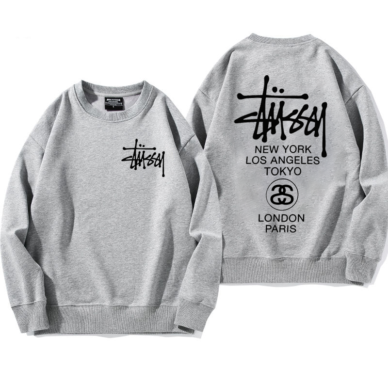 STUSSY classic fashionable casual long sleeves-Nanamallモール