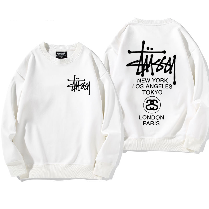 STUSSY classic fashionable casual long sleeves-Nanamallモール