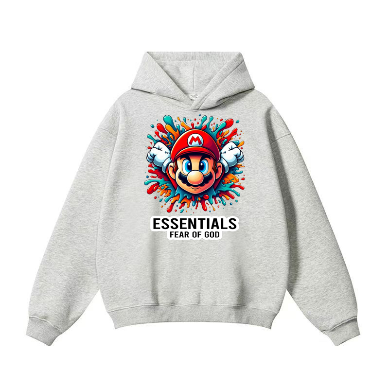 【2025特別割引価格】ESSENTIALS Joint model Super Mario hoodie-Nanamallモール