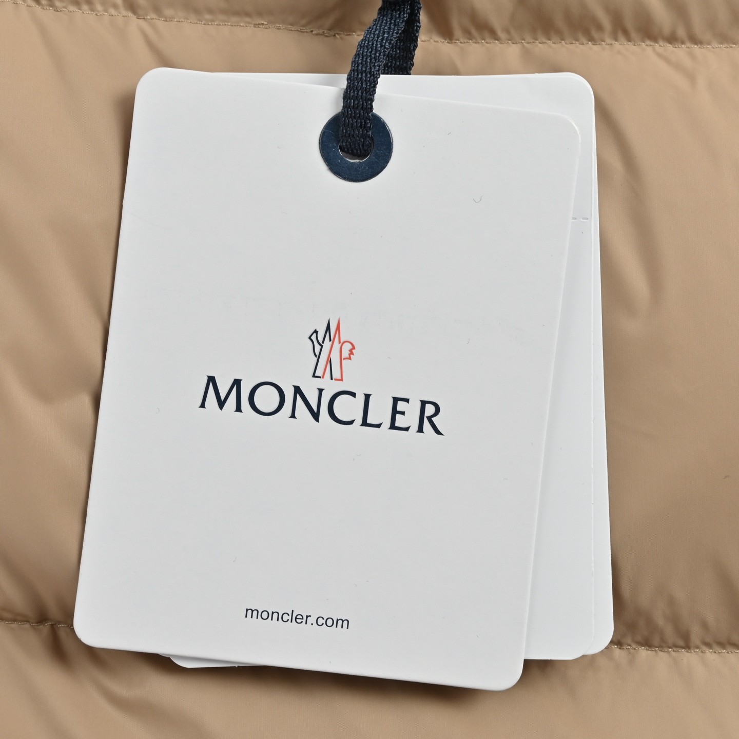 MONCLER モンクレール HERMIFUR 毛領リブ腰ロングダウンジャケット