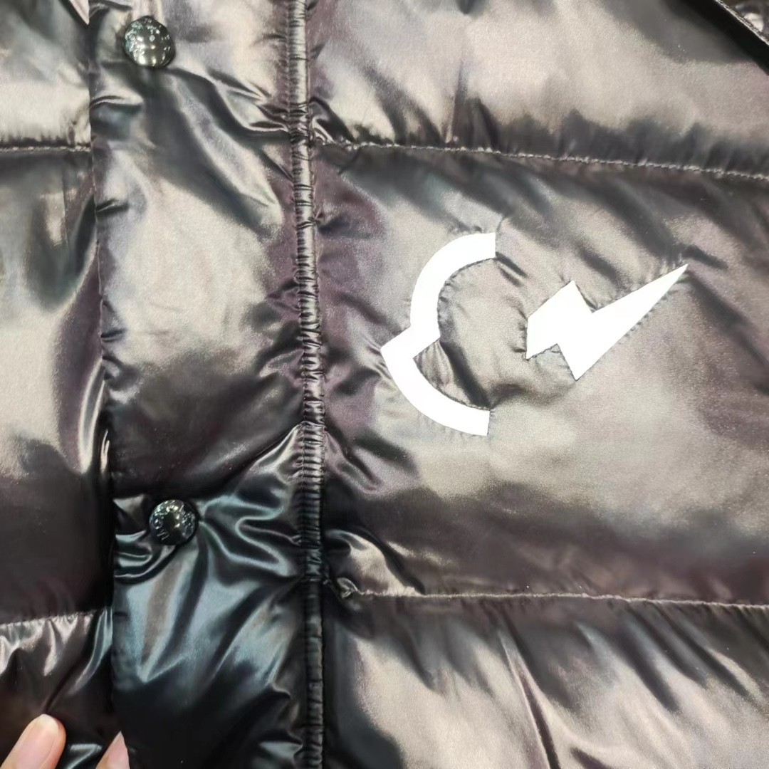 Moncler モンクレール X Fragment フーデッドダウンジャケット KEIDH ブラック