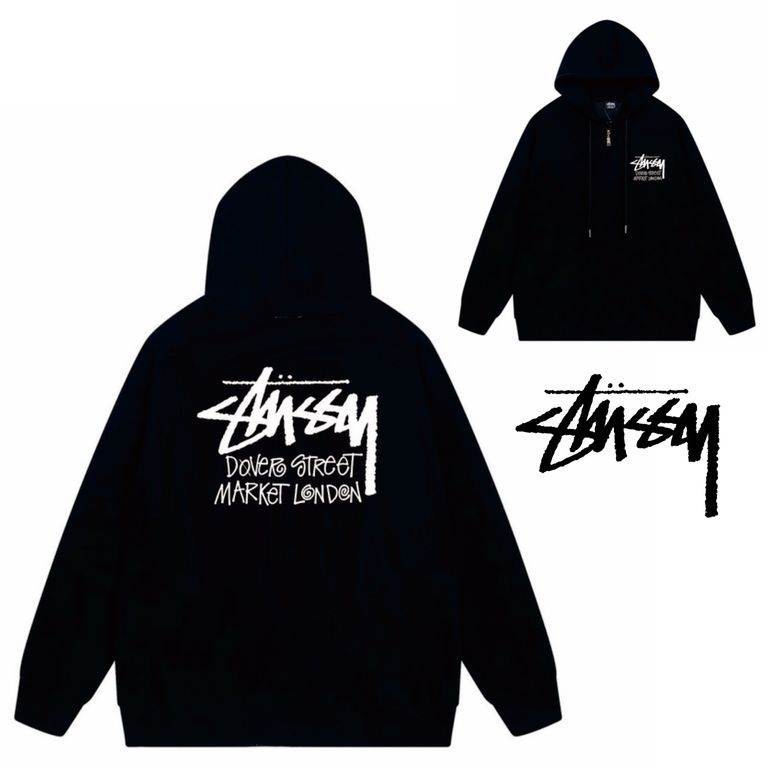STUSSY X BAPECollaborative trendy street style hoodie（ユニセックス）-Nanamallモール