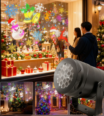 ไฟ LED ประหยัดไฟ สีสันสดใส ตกแต่งฉากงานคริสต์มาส