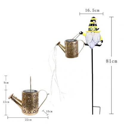 【ใช้โซล่าเซลล์ ไม่เสียค่าไฟสักบาท】ไฟสนามหญ้ารูปทรงซานตาคลอสพลังงานแสงอาทิตย์