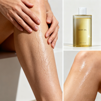 【กลิ่นหอมติดทนนาน 9 วัน มอบความชุ่มชื้นให้กับผิวแห้ง】น้ำมันอาบน้ำบำรุงผิว