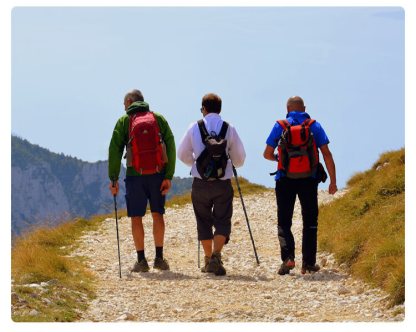 ไม้เท้าปีนเขาโลหะผสมอลูมิเนียมกันลื่นลดแรงกระแทกแบบยืดหดได้