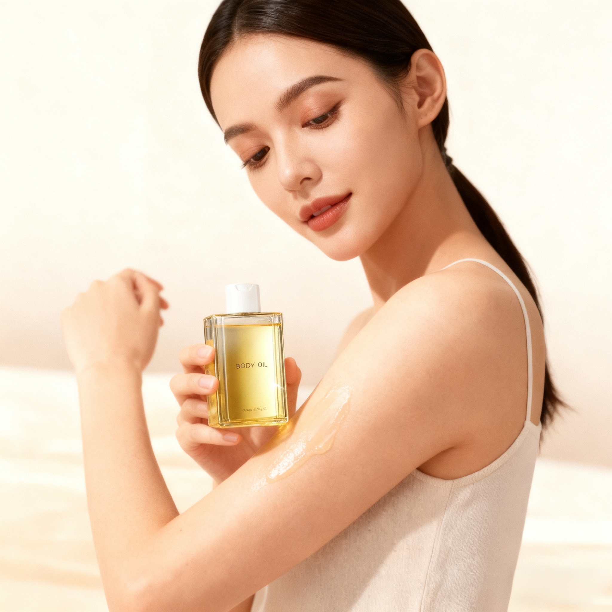 【กลิ่นหอมติดทนนาน 9 วัน มอบความชุ่มชื้นให้กับผิวแห้ง】น้ำมันอาบน้ำบำรุงผิว