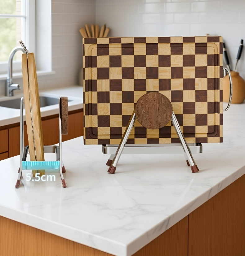 여러 개의 커팅보드 수납이 가능한 실용적 랙