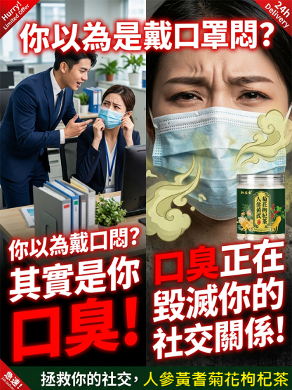 人參黃耆菊花枸杞茶