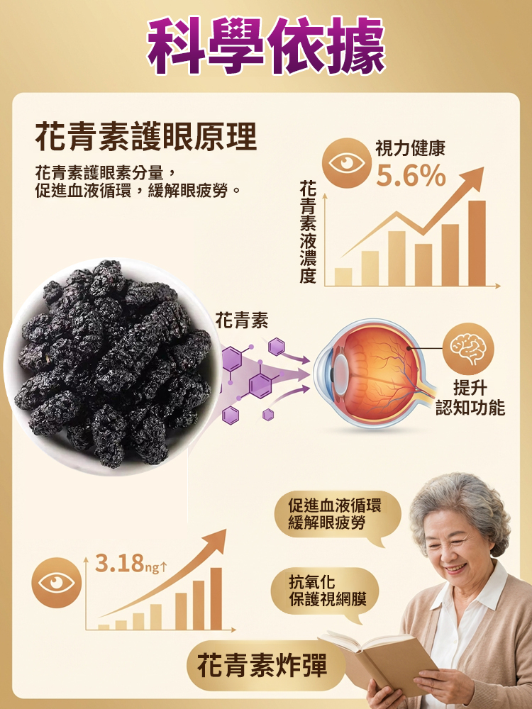 【花青素炸彈】0添加黑桑椹幹