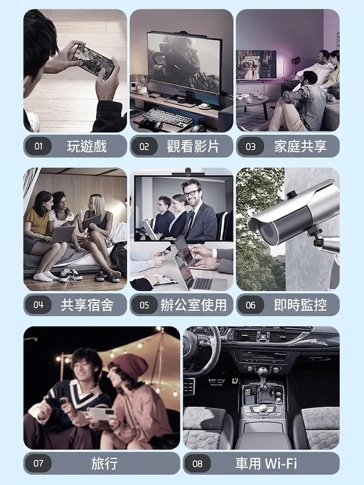 【超強訊號無延遲】全球通用隨身WiFi