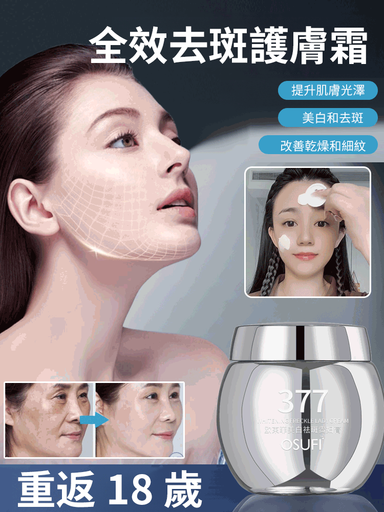 【重返18歲】全能祛斑養膚貴婦膏