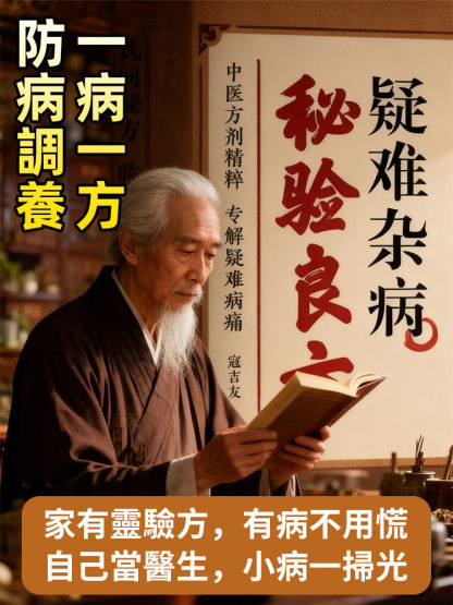 疑難雜病秘驗良方書籍