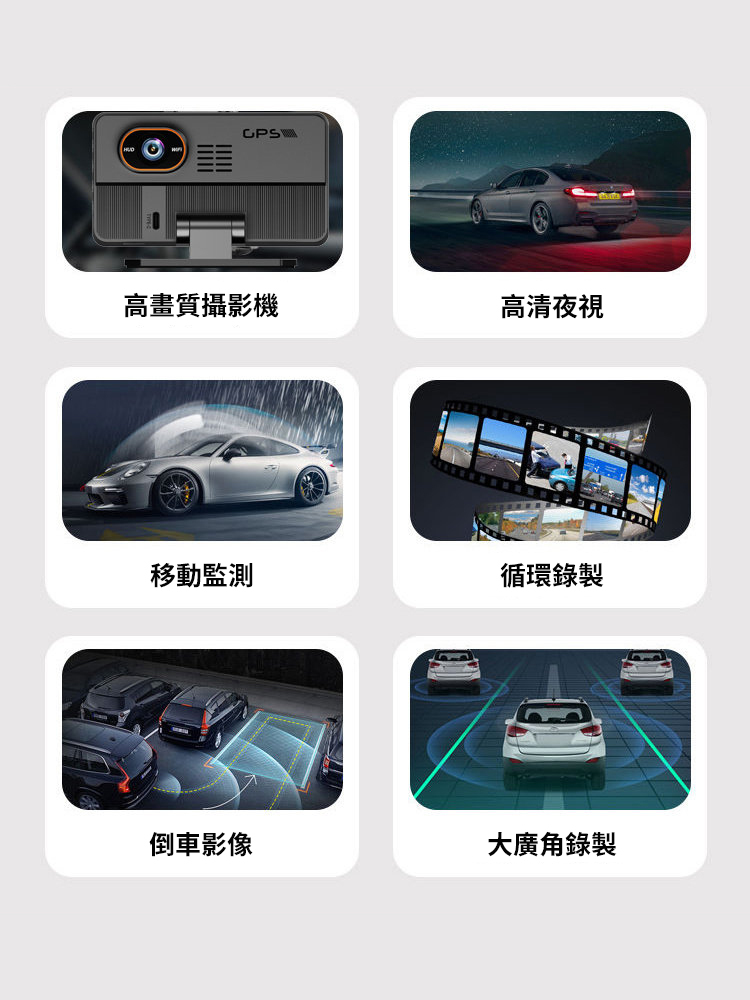 高清行車記錄器安全預警儀