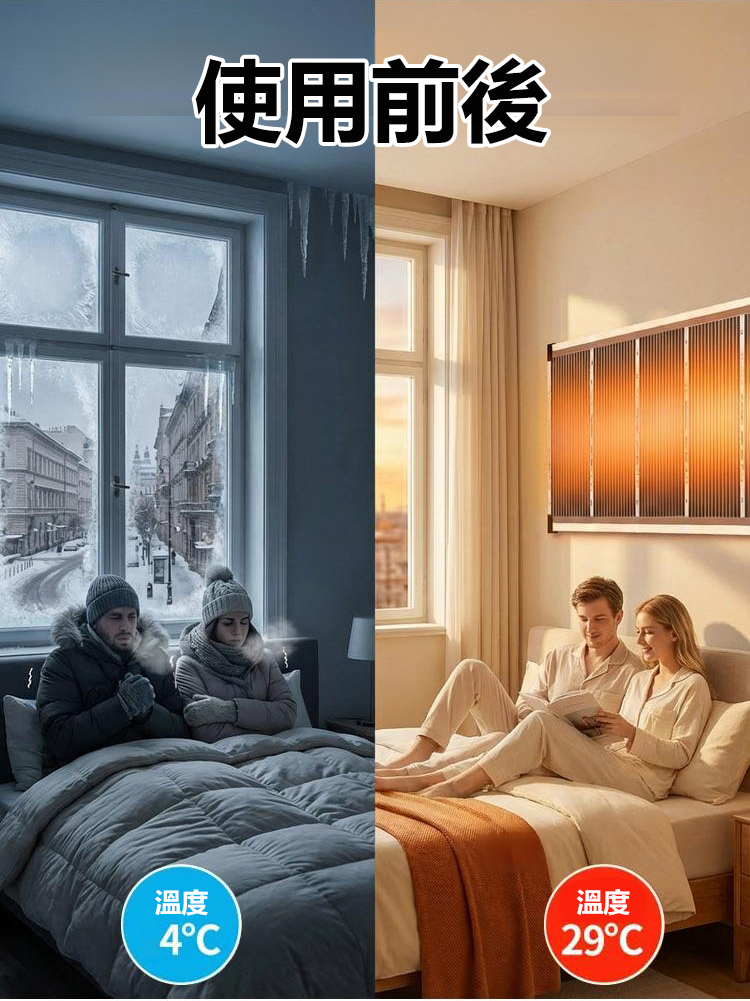 【5秒速熱】德國黑科技石墨烯牆暖電熱膜