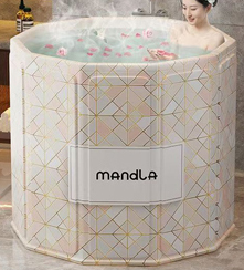 折疊免安裝便攜式浴桶