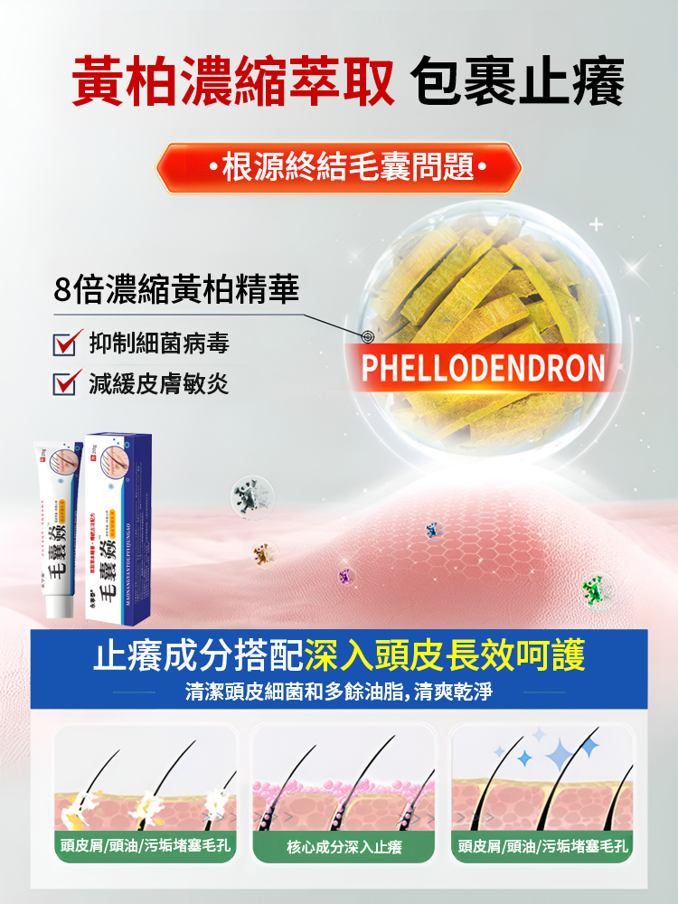 頭皮祛痘止癢毛囊膏