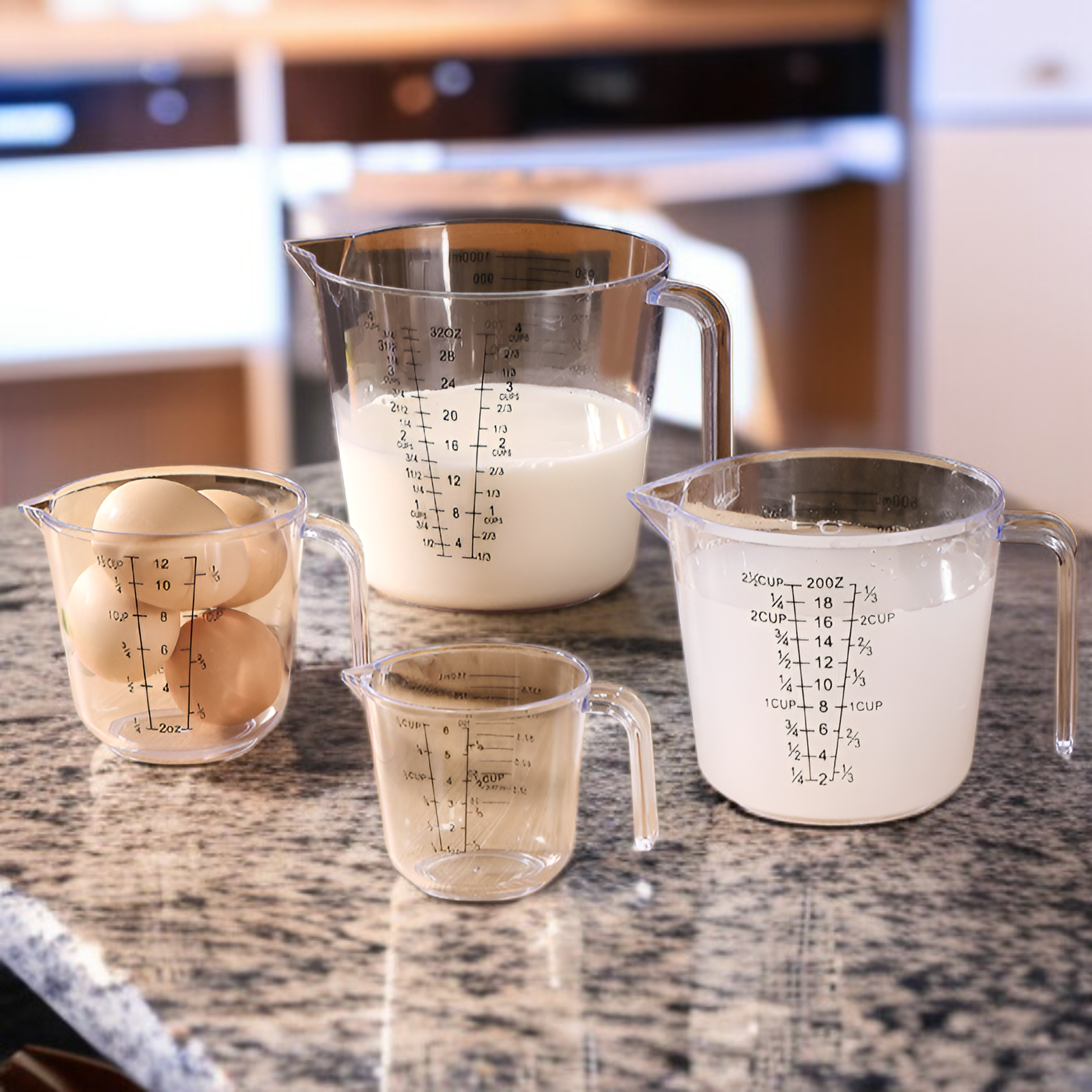 계량컵과 저울로 요리 재료 정확하게 측정