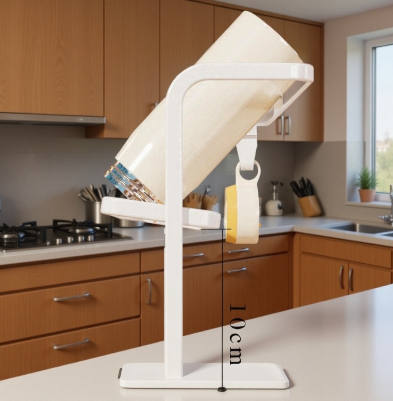 프리미엄 재질의 컵홀더 근접 촬영