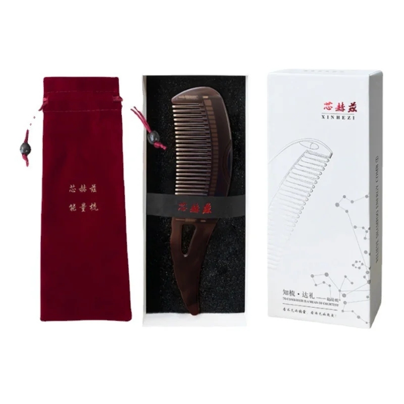 【十天不洗頭】去油按摩牛角梳