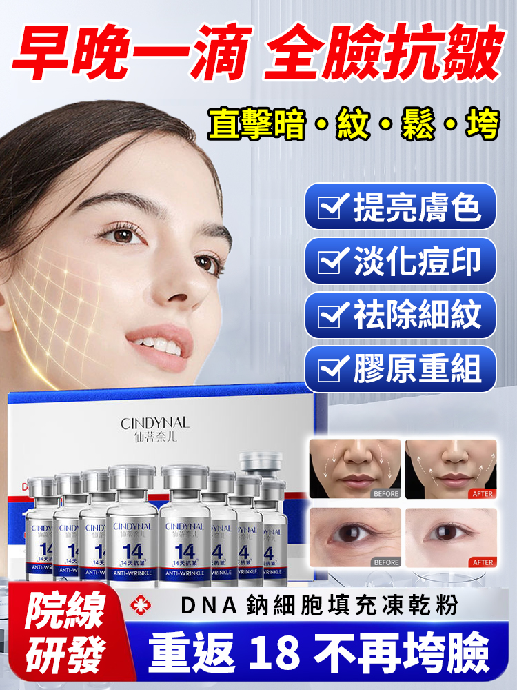 【實力去皺】抗皺凍乾精華液