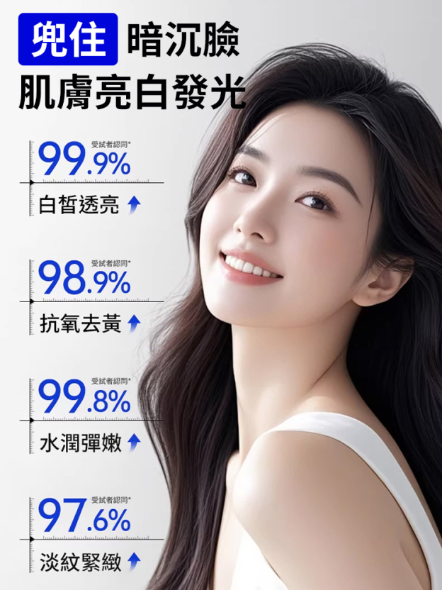 光感美白淡斑精華液滾珠