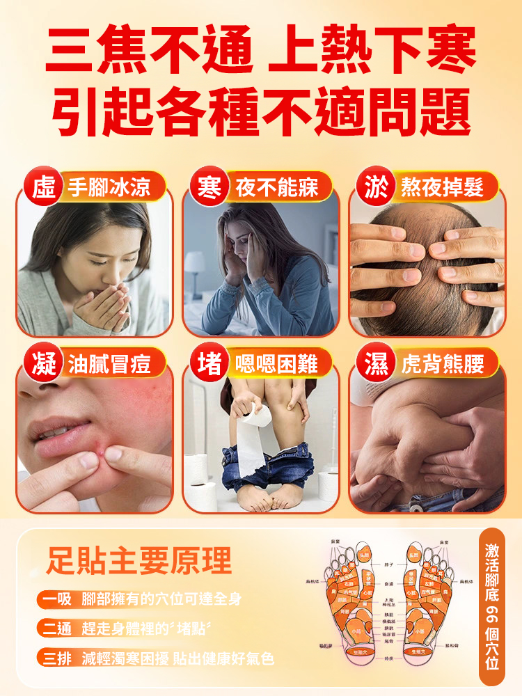 吳茱萸肉桂足貼
