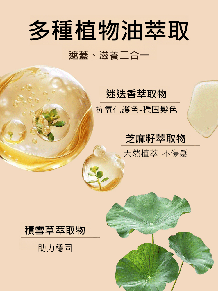 蓋白髮補色美髮筆