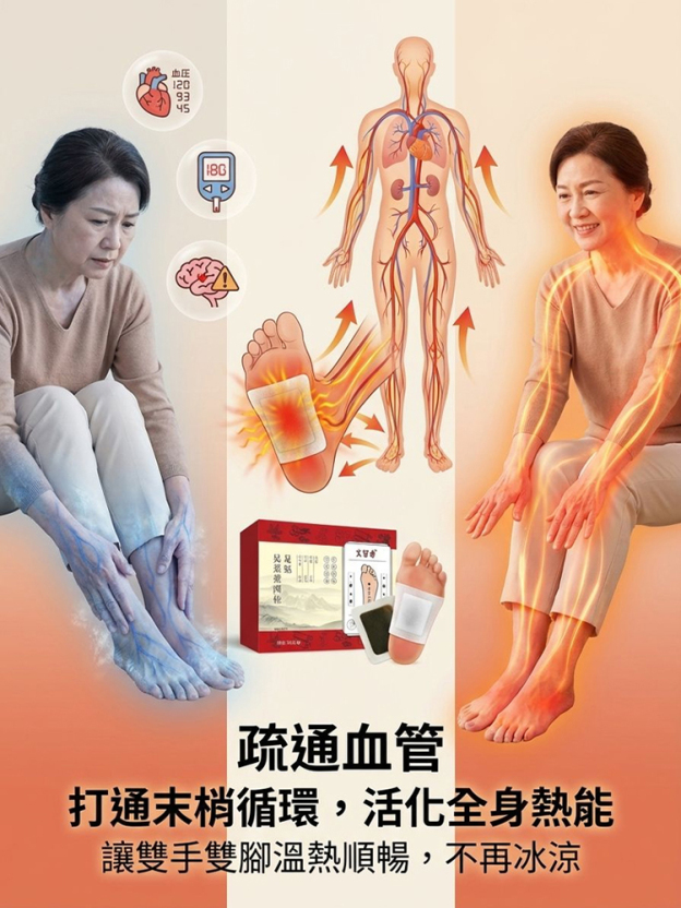 吳茱萸肉桂足底穴位貼