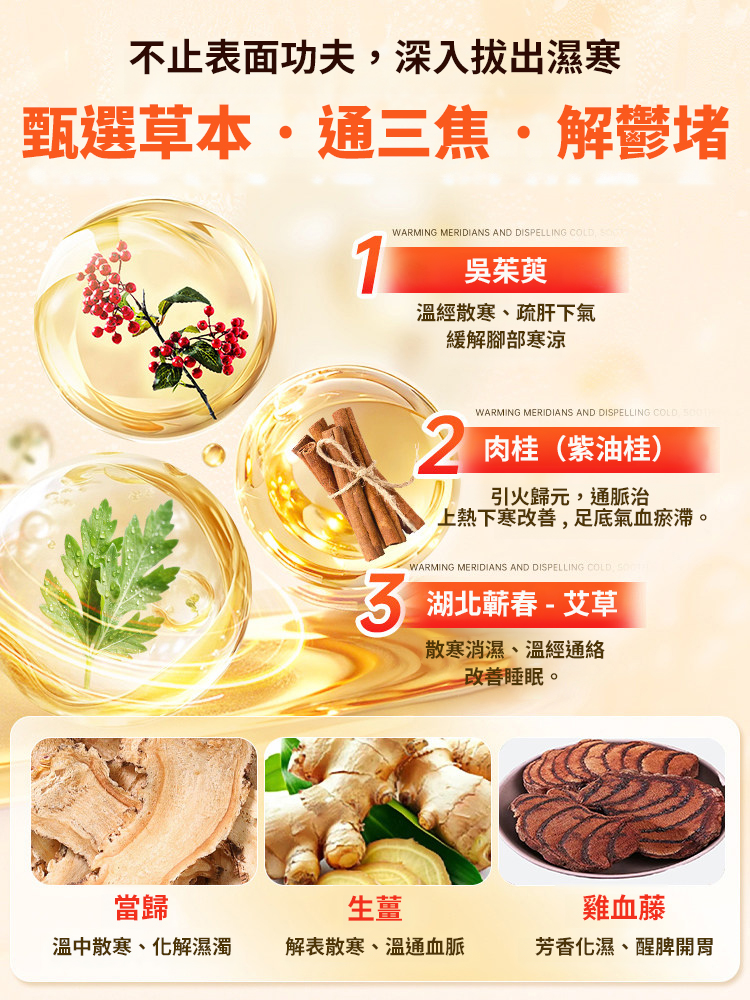 吳茱萸肉桂足貼