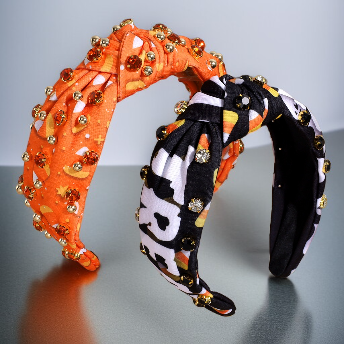 水鑽高顱髮箍細節特寫