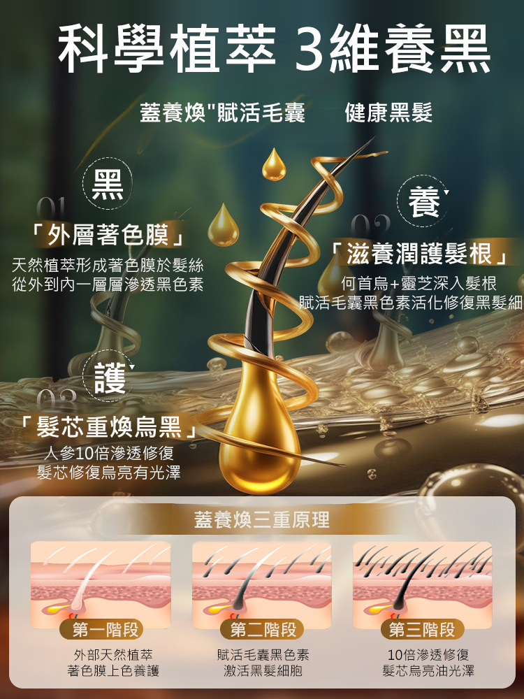 蓋白髮補色美髮筆