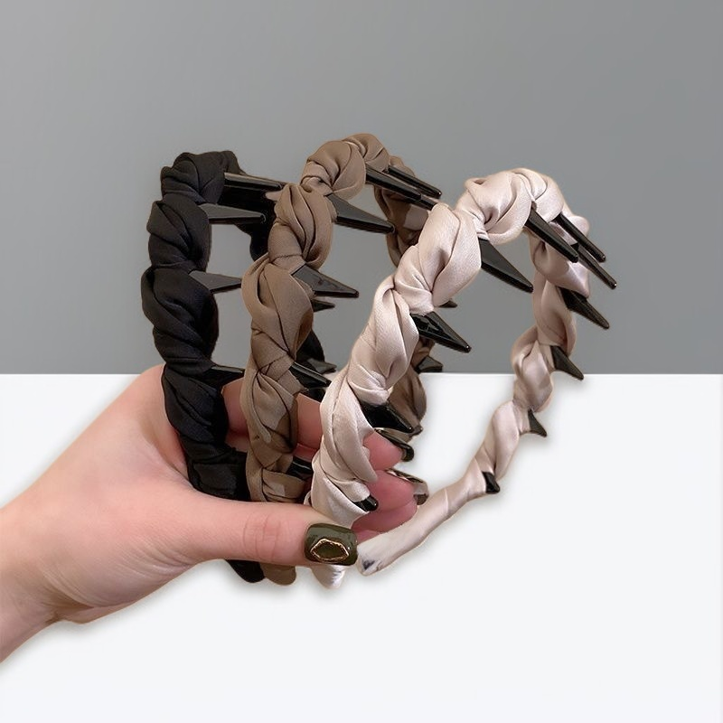 高爐頂髮箍韓國高級感髮夾時尚展示