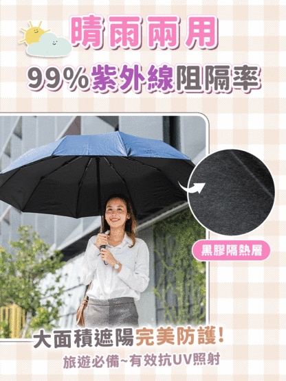 【晴雨兩用】超輕鉛筆防曬傘