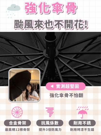 【晴雨兩用】超輕鉛筆防曬傘