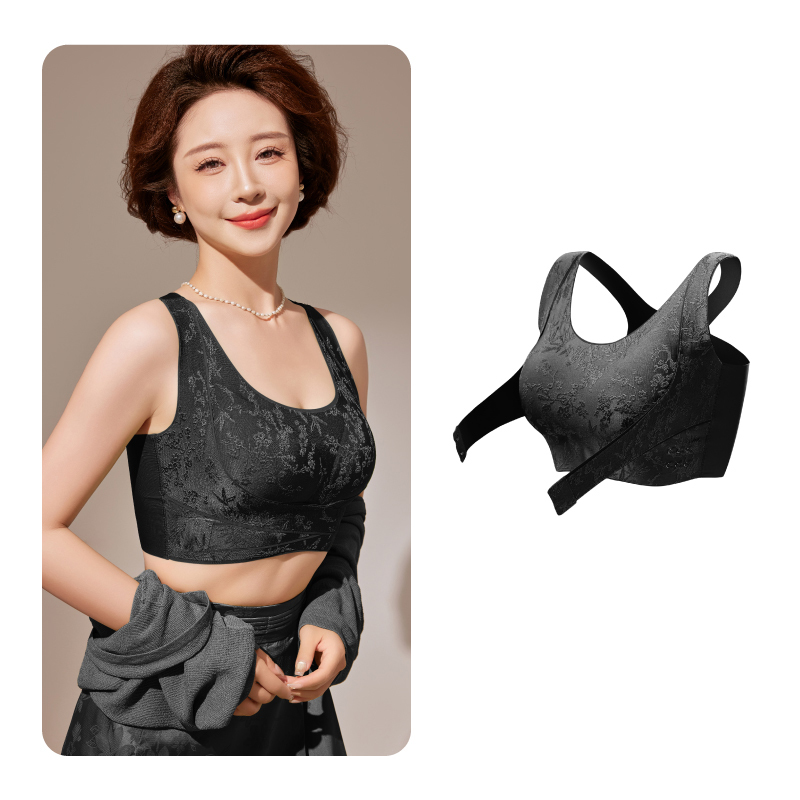 高級典雅前扣提拉聚攏美背文胸