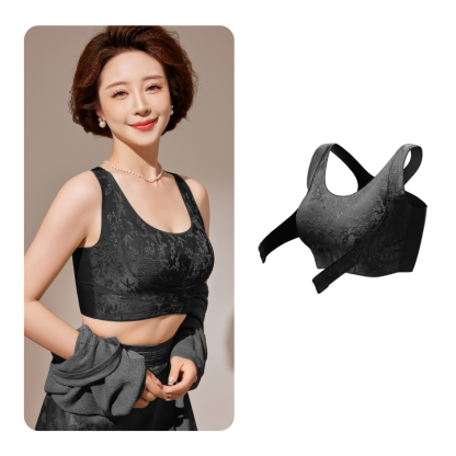 高級典雅前扣提拉聚攏美背文胸