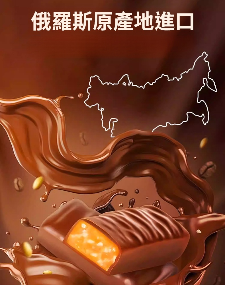 俄羅斯進口混合巧克力糖果