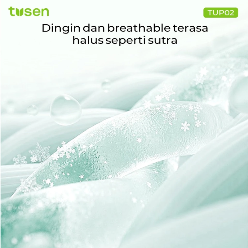 TUSEN DeepSleep Cloud III – Bantal Memory Foam Ortopedik Cooling Dua Sisi 10cm