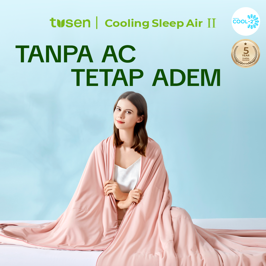 TUSEN DeepSleep Cooling II – Selimut Dua Sisi Dual Sensation
