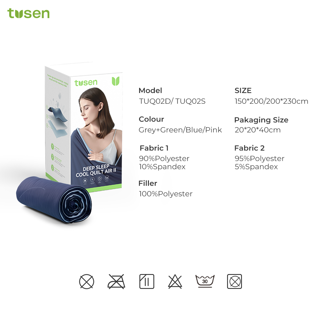 TUSEN DeepSleep Cooling II – Selimut Dua Sisi Dual Sensation