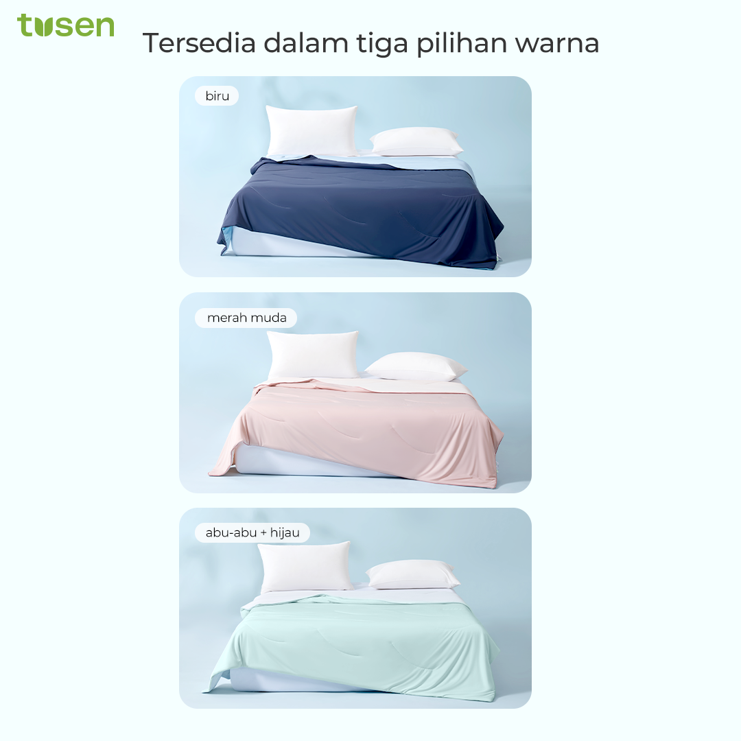 TUSEN DeepSleep Cooling II – Selimut Dua Sisi Dual Sensation